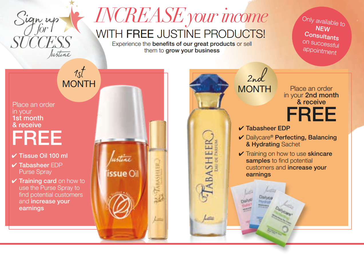 Join Justine - Avon & Justine Online Beauty Products